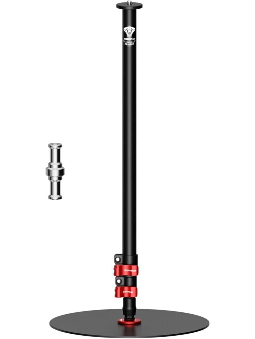 60" Aluminum Camera Monopod Stand with Round Base - Lightweight & Portable